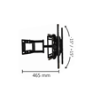 Picture of Master-D LED TV Bracket - Full Motion Wall Mount 32" TO 50" [SINGLE CANTILEVER ARM] | Model: MD-C402A
