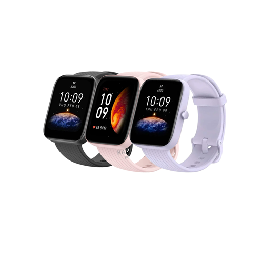 Picture of Amazfit Bip 3  [1.69” Large Color Display | 2 Weeks Battery Life | 5 ATM Water-resistance | 60 Sport Modes | Blood-oxygen Saturation Measurement]