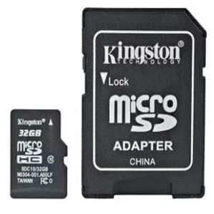 Picture of Kingston MicroSD Memory Card 32GB (Class 10)