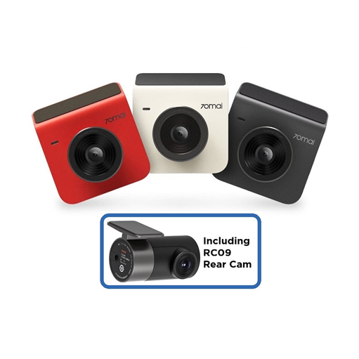 Picture of 70mai Dash Cam A400 + Rear Cam Set - A400-1 [2" Display | 1440P Quad HD | Loop Recording] -Global Version